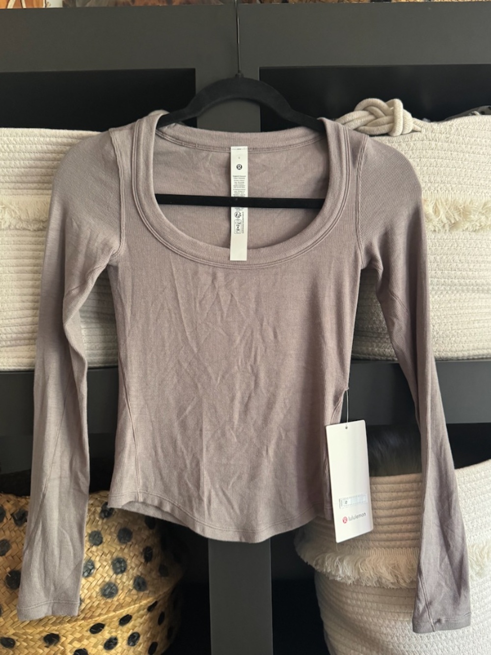 Hold Tight Scoop-Neck Long Sleeve